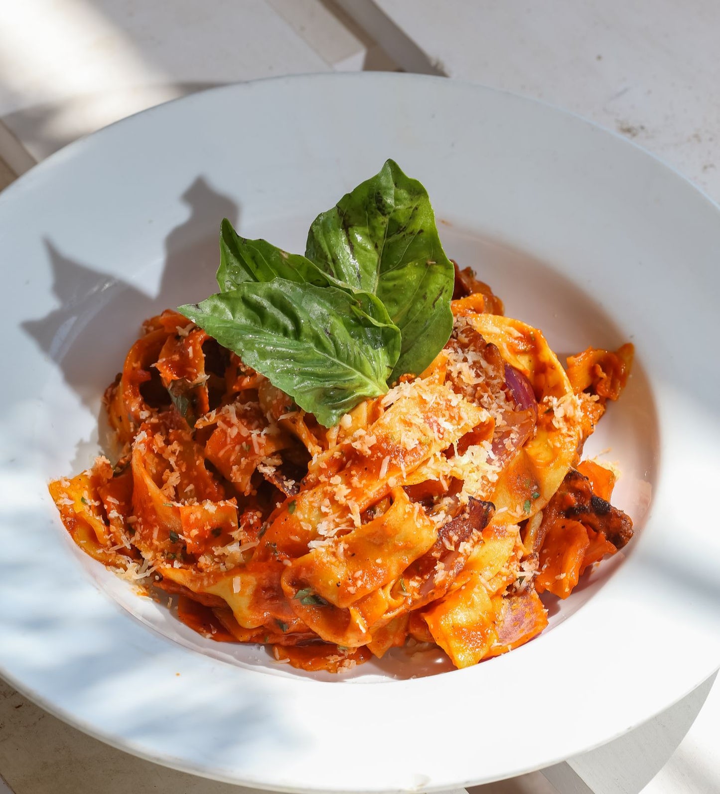 Papardelle de Tomate a la Amatriciana