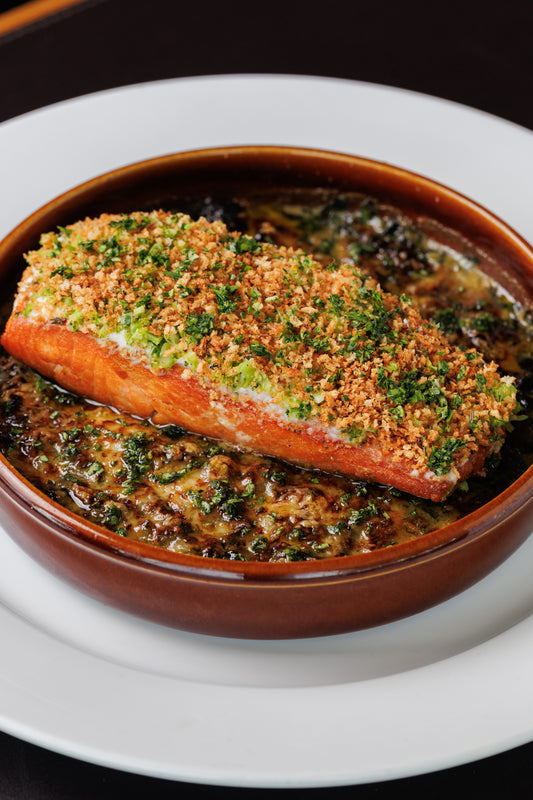 Salmón a la Fiorentina