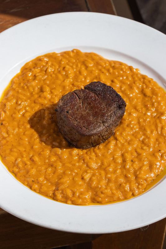 Risotto de Filete al Pesto Rozzo