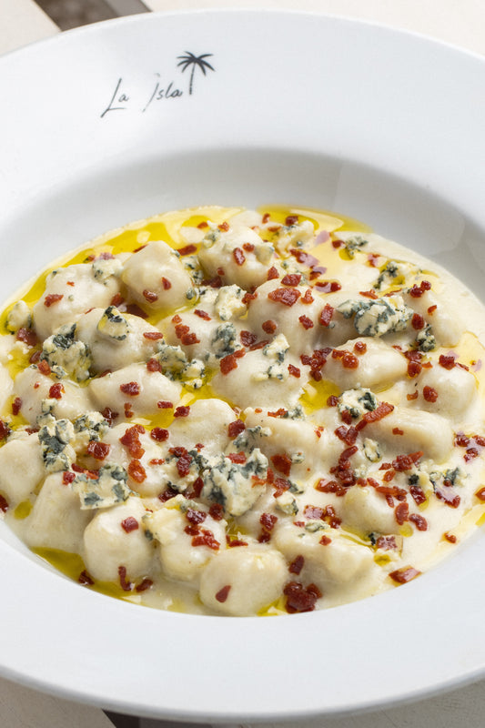 Ñoquis al Limonchelo Roquefort
