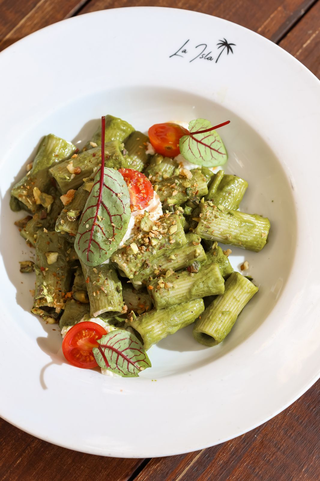 Rigatoni Pesto a la Stracciatella